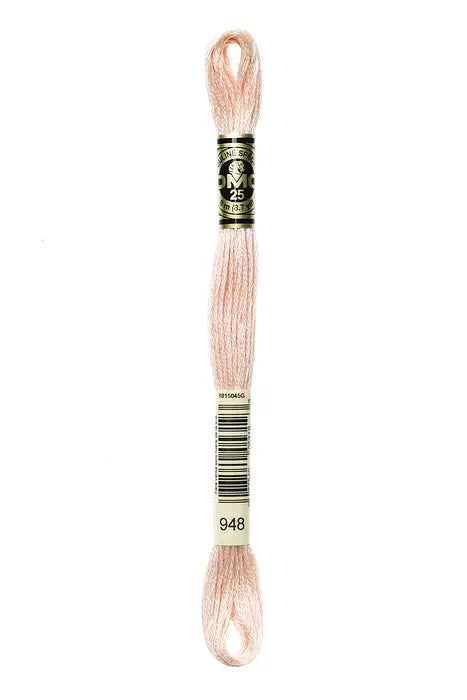 DMC Embroidery Floss 8.7yd #948 VERY LIGHT PEACH