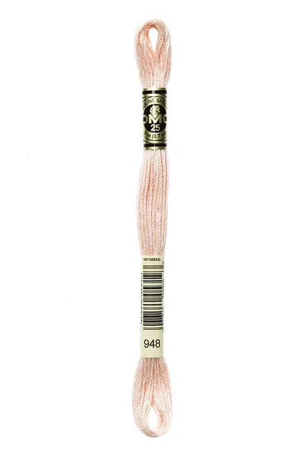 DMC Embroidery Floss 8.7yd #948 VERY LIGHT PEACH