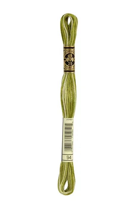 DMC Embroidery Floss 8.7yd #94 VARI KHAKI GREEN