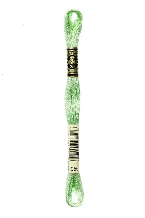 DMC Embroidery Floss 8.7yd #955 LIGHT NILE GREEN