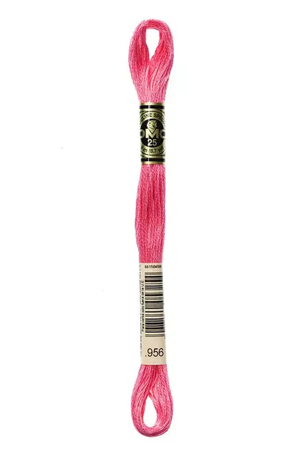 DMC Embroidery Floss 8.7yd #956 GERANIUM