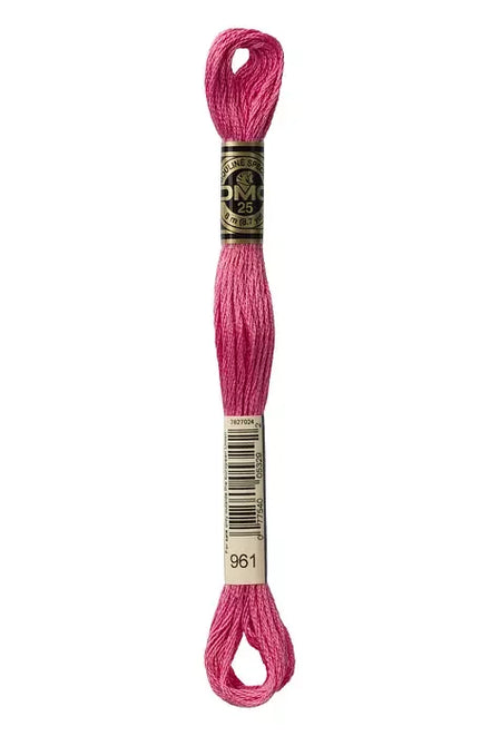DMC Embroidery Floss 8.7yd #961 DARK DUSTY ROSE