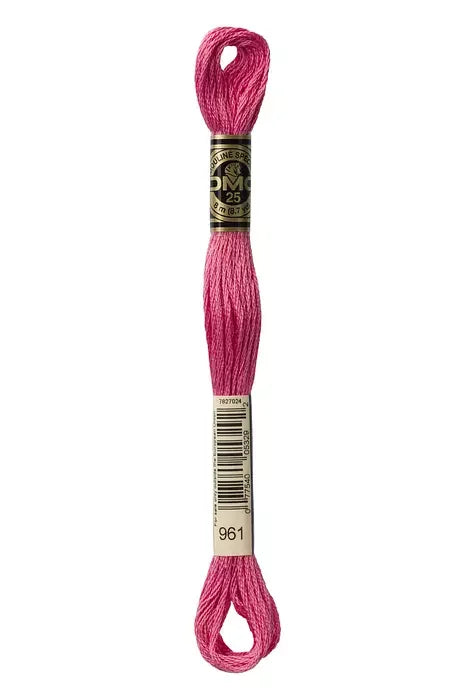 DMC Embroidery Floss 8.7yd #961 DARK DUSTY ROSE