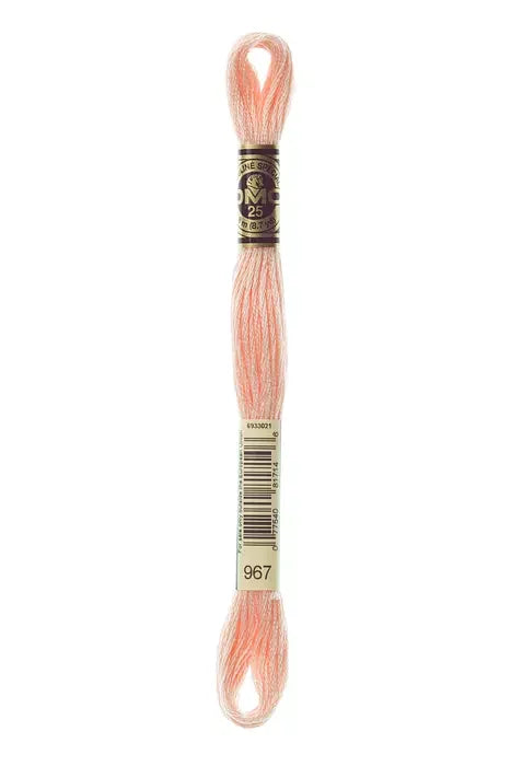 DMC Embroidery Floss 8.7yd #967 VERY LIGHT APRICOT