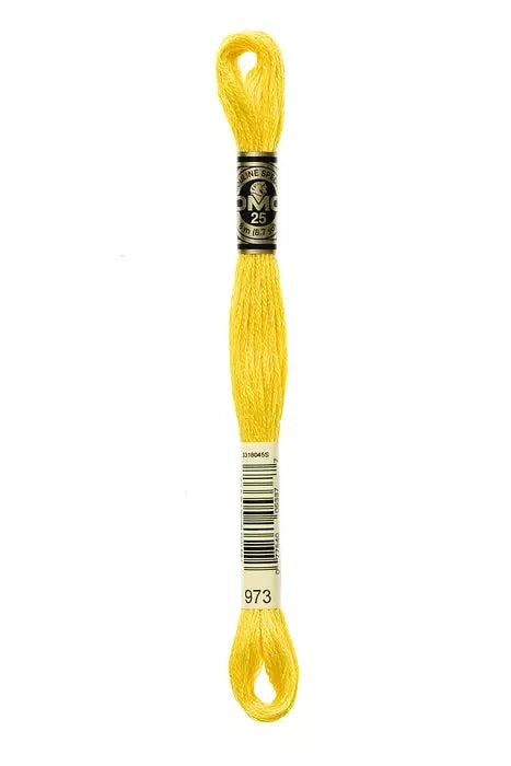 DMC Embroidery Floss 8.7yd #973 BRIGHT CANARY