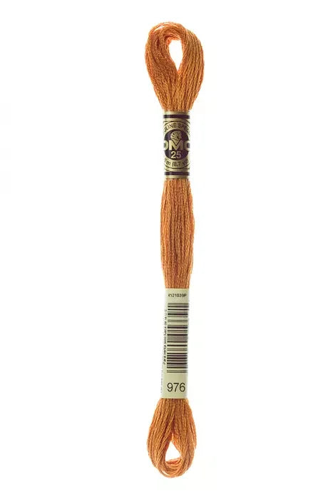 DMC Embroidery Floss 8.7yd #976 MEDIUM GOLDEN BROWN