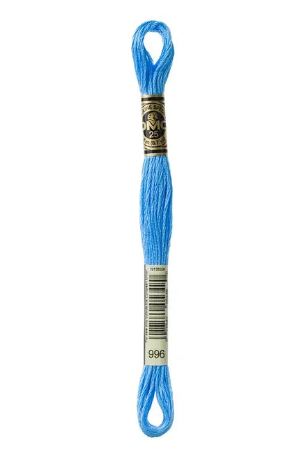 DMC Embroidery Floss 8.7yd #996 ELECTRIC BLUE