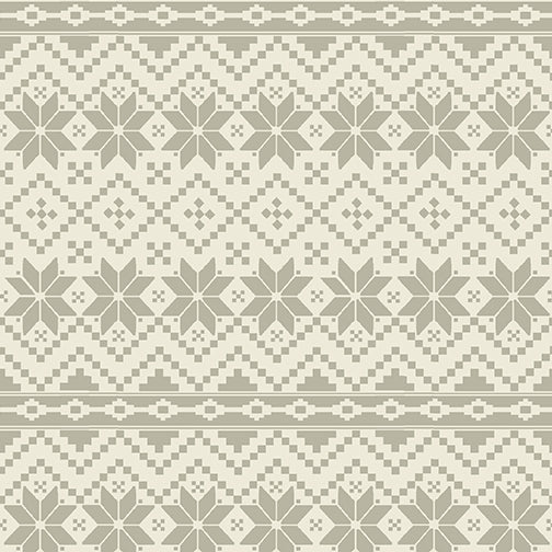 Clearance N.Noel Snowflake Str CreamGrey
