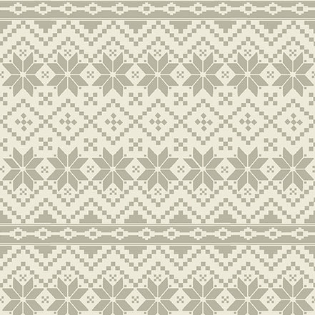 Clearance N.Noel Snowflake Str CreamGrey