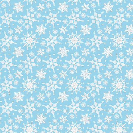 Clearance Wonderland Snow Sky Blue