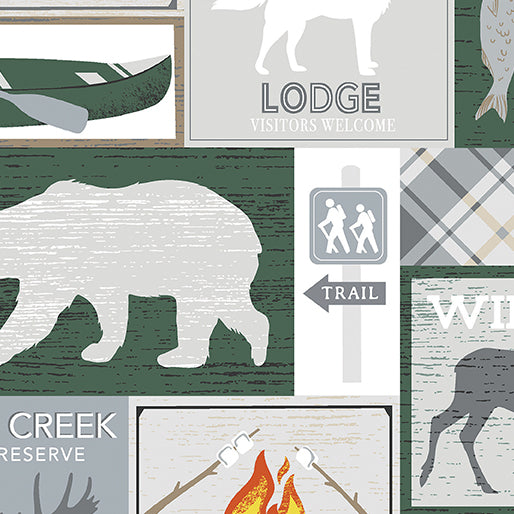 Moose Creek Boxes Gray