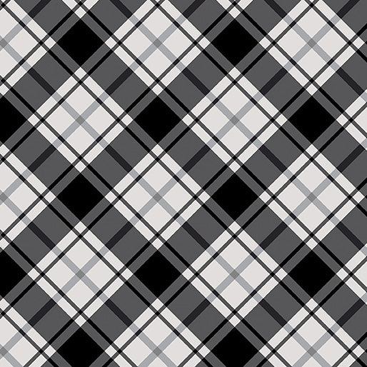 Cabin Plaid Gray/Black