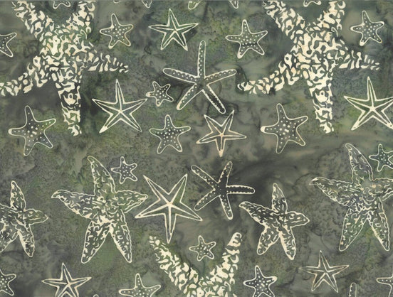 Bali Batik by Wildfire Designs Starfish Earl Grey