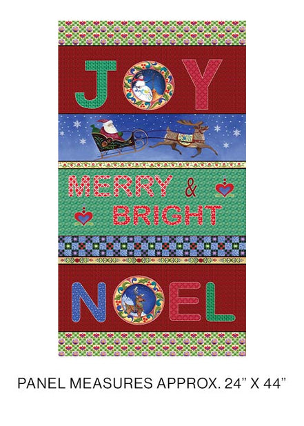 Merry & Bright Panel Multi 24" by 44"