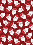 Clearance Jolly Santa Dark Red