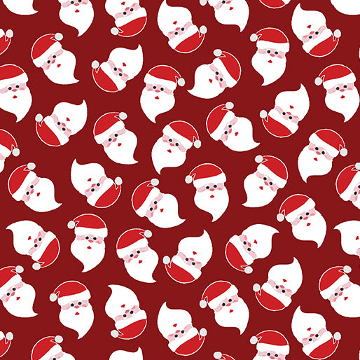 Clearance Jolly Santa Dark Red