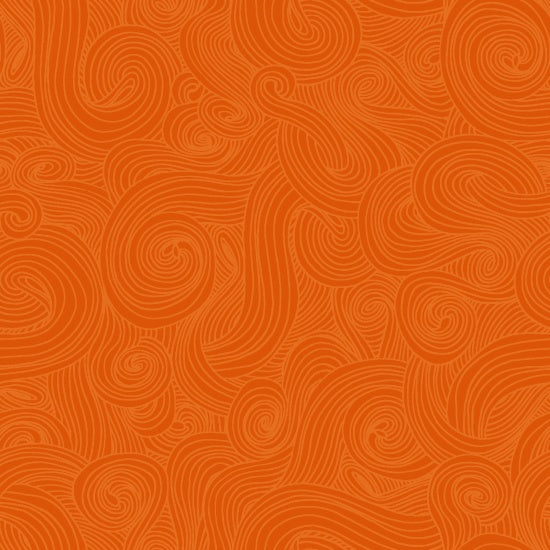 Just Color! Orange Swirl