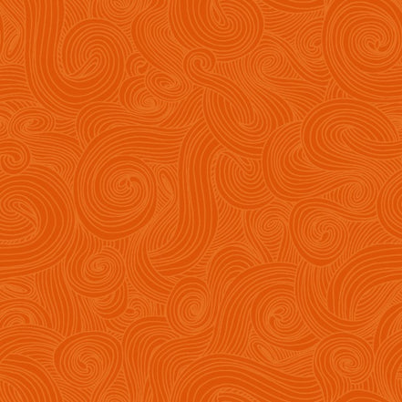 Just Color! Orange Swirl