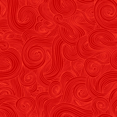 Just Color! Red Swirl