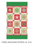 Snowflake Panel Multi 24"x44"