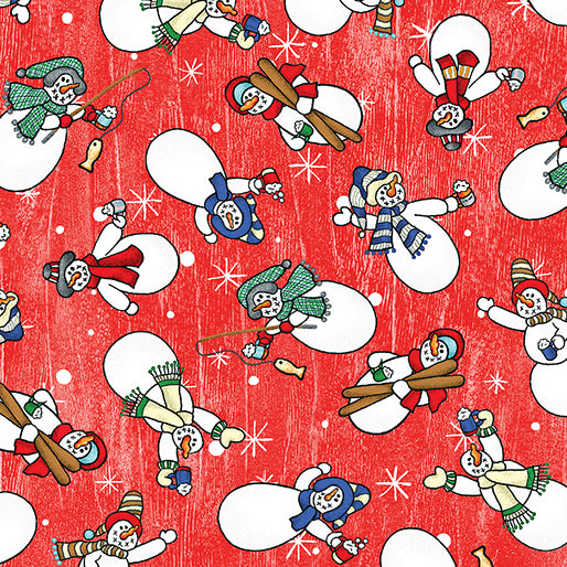 Jolly Lane Snowmen Cherry