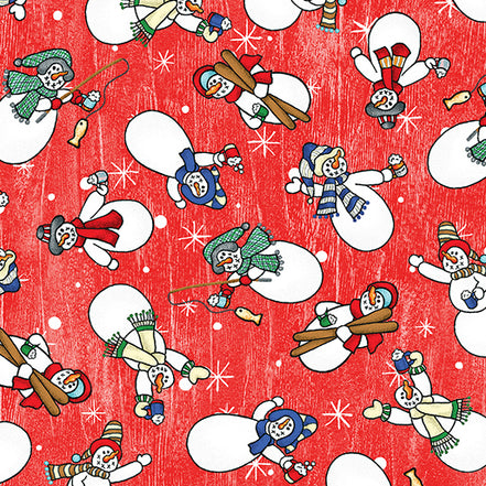 Jolly Lane Snowmen Cherry
