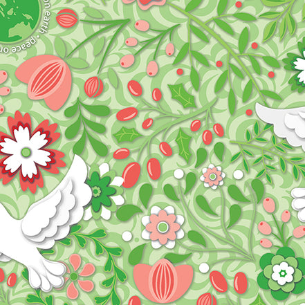 Peace on Earth Feature Green by Amanda Murphy