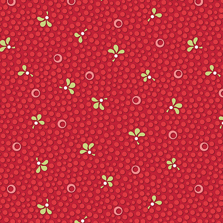 Peace on Earth Dots Garnet