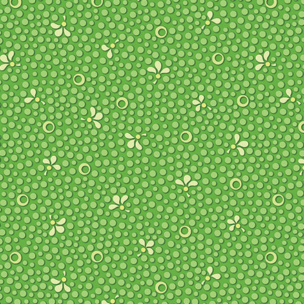 Peace on Earth Dots Green