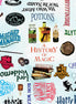 Harry Potter Words Sky Blue