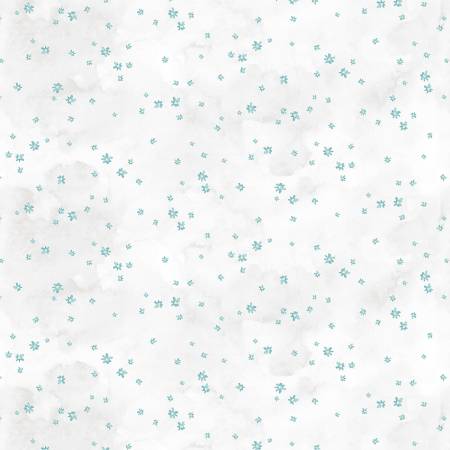 Soft Spoken Turquoise Asterisk Flower
