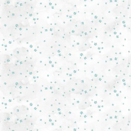 Soft Spoken Turquoise Asterisk Flower