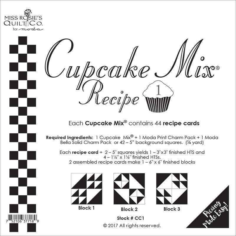 Cupcake Recipe 1 44ct