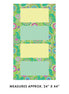 Endless Rectangle Green Vibrancy Panel by Amanda Murphy