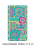 Ruler Panel Green Vibrancy by Amanda Murphy 24" by 44"