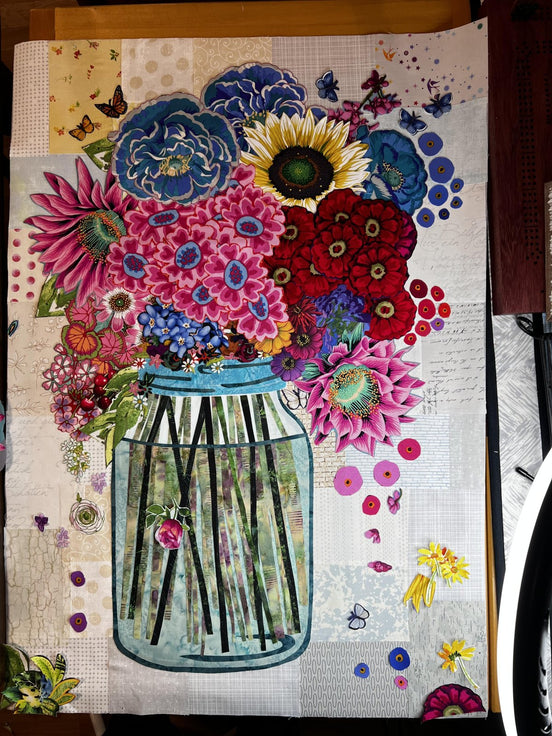 Collage Kit for Summer Harvest Bouquet