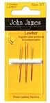 JJ Leather Needles 3 Asstd Blister