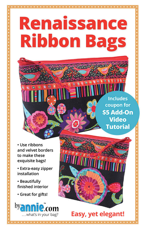 By Annie Renaissance Ribbon Bag Pattern