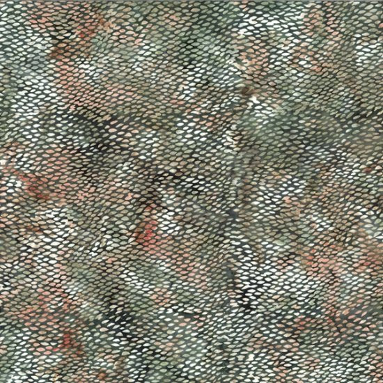 Hoffman Bali Batik Scales Loden