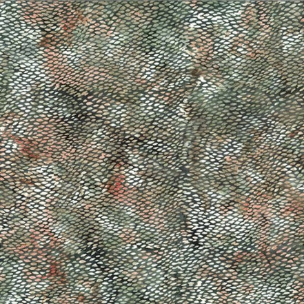 Hoffman Bali Batik Scales Loden
