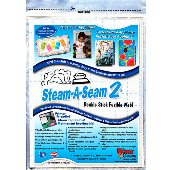 Steam A Seam 2 9X12 5 Sheets