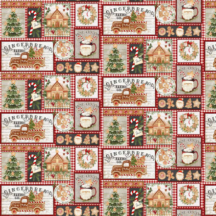 Very Merry Gingerbread Gingerbread Patch
