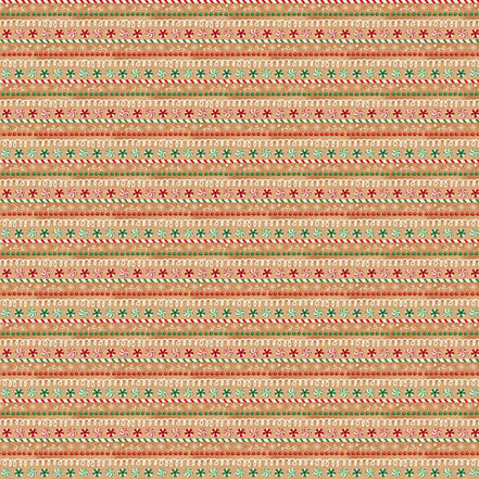 Very Merry Gingerbread Iced Candy Stripe