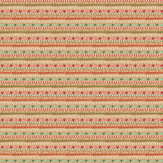 Very Merry Gingerbread Iced Candy Stripe