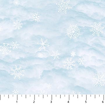Silent Night Pale Blue SNOW