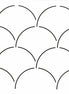 Quilt Stencil Clam Shell Background