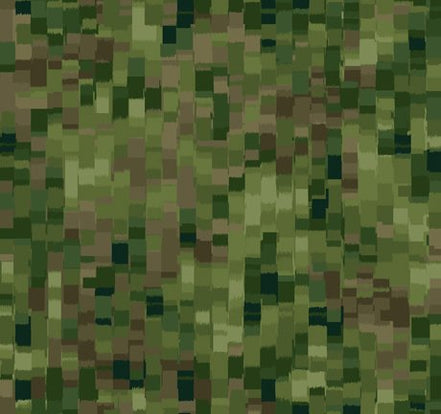 Ombre Squares Wideback 108" Olive