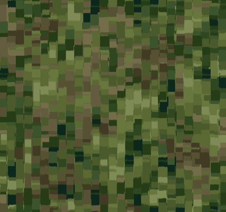 Ombre Squares Wideback 108" Olive
