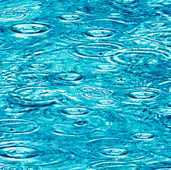 OPEN AIR - RAINDROPS ON WATER Q Turquoise