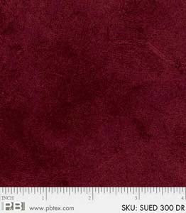 P&B Suede Dk Red